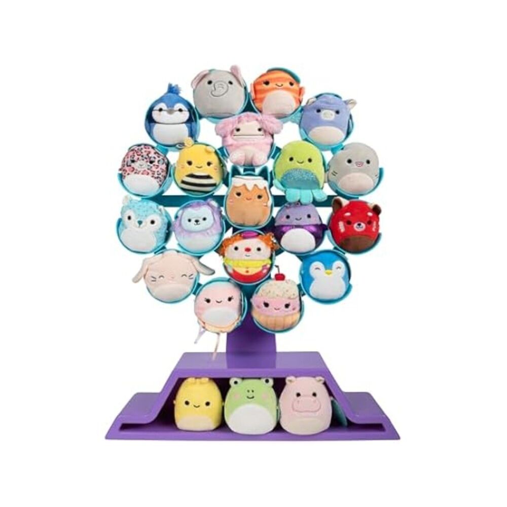 Squishmallows Original Micromallows Ferris Wheel Display Set - Includes 22 Micro